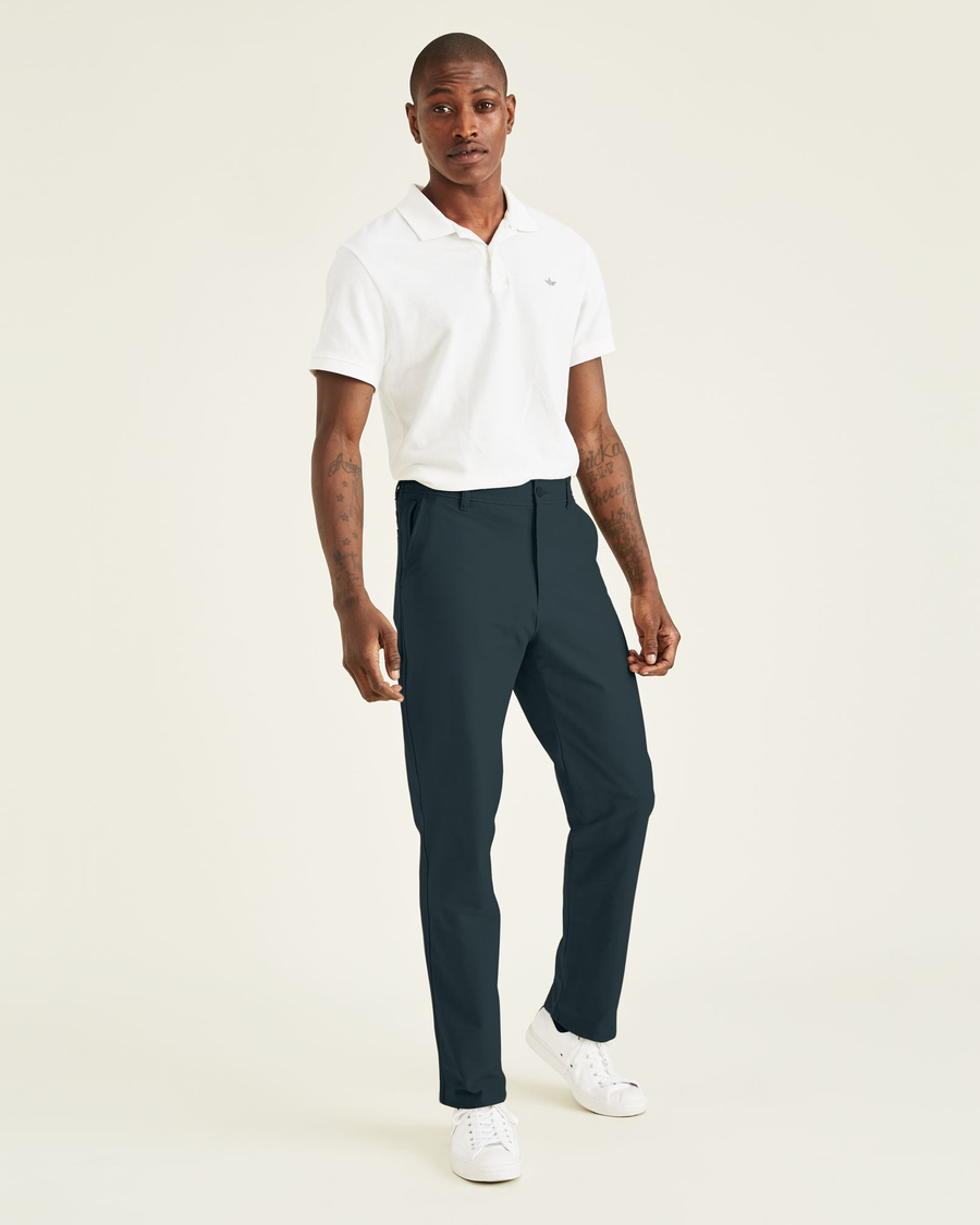 (image for) Elegant Comfort Knit Chinos, Straight Fit